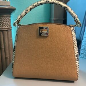 NWT Kate Spade Phoebe Snake Embossed Top Handle Satchel

9"w 5"deep x 7"h